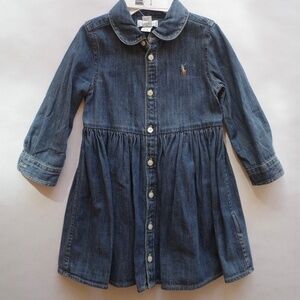 Girls Ralph Lauren long sleeve dress NWT 12M